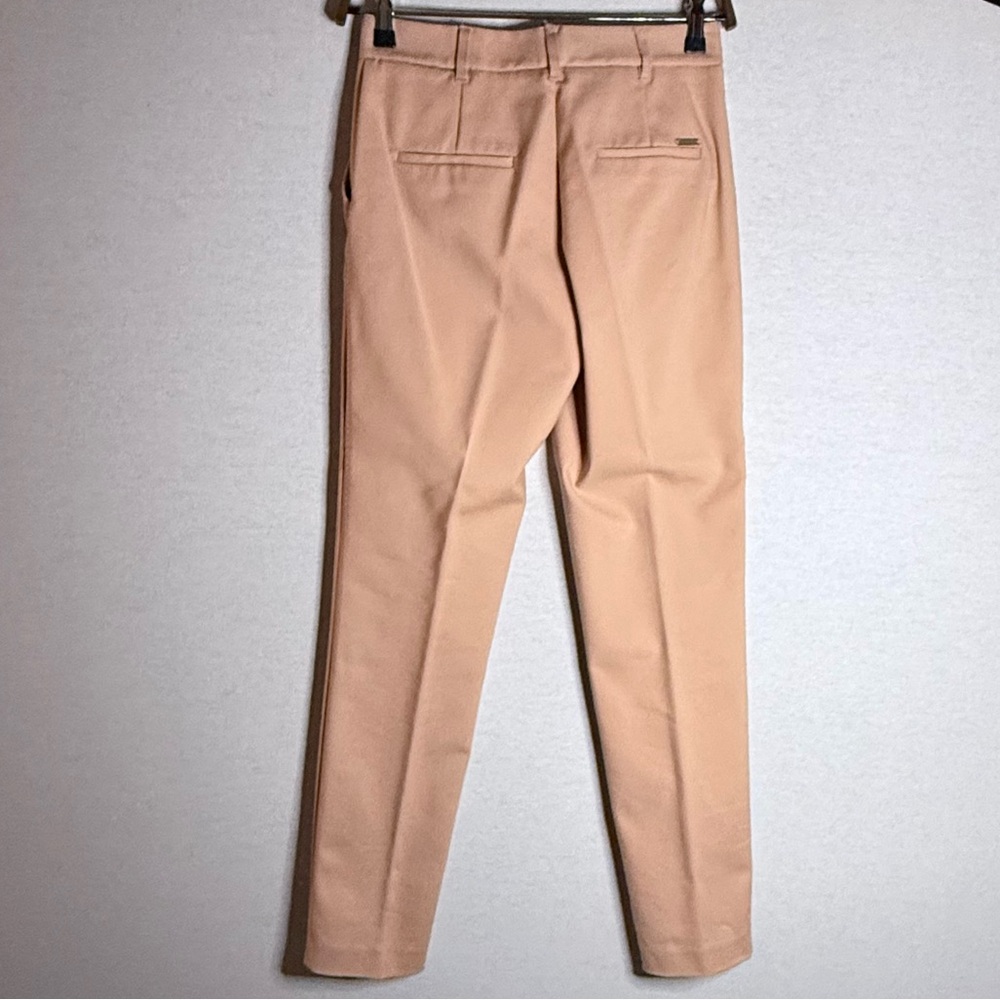 (NEW) MARCIANO Tan Dress Pant Pants with Gold Hardware Detail - Picture 3 of 4